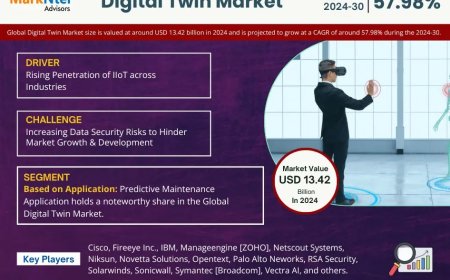 Digital Twin Market Trends 2024–2030: Outlook, Value & Key Companies