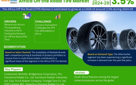 Africa Off the Road (OTR) Tire Market Trends 2024–2029: Outlook, Value & Key Companies