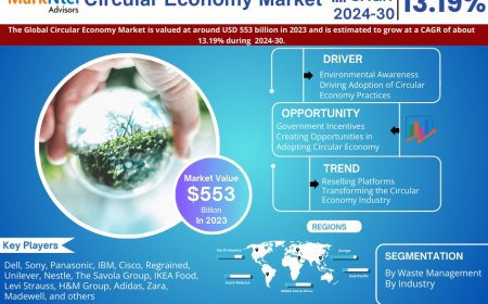 Circular Economy Market Trends 2024–2030: Outlook, Value & Key Companies