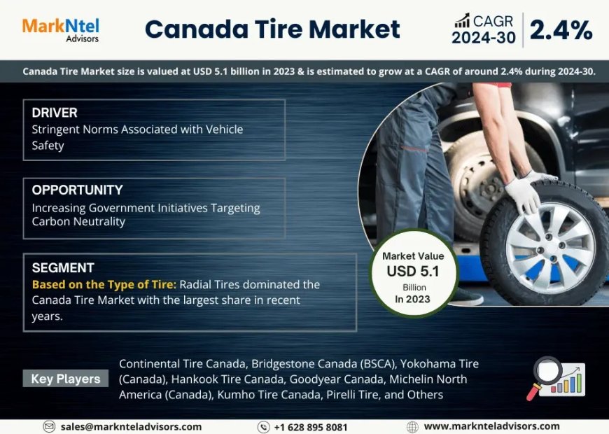 Canada Tire Market Trends 2025–2030: Outlook, Value & Key Companies